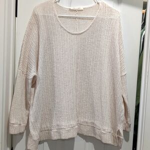 Creme Crochet Sweater
